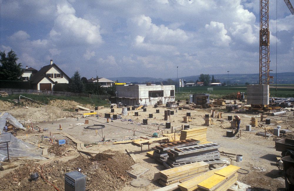 construction du Musée romain de Vallon