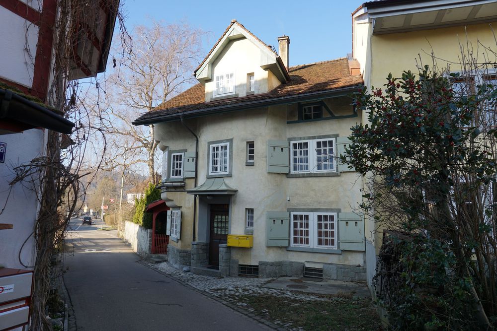 Veltheim Lettenhaus Bachtelstrasse Reformstil Heimatstil Wiederverwenden Spolien Umbau