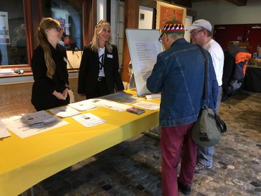 Infostand an den Denkmaltagen 2022 in Zofingen.