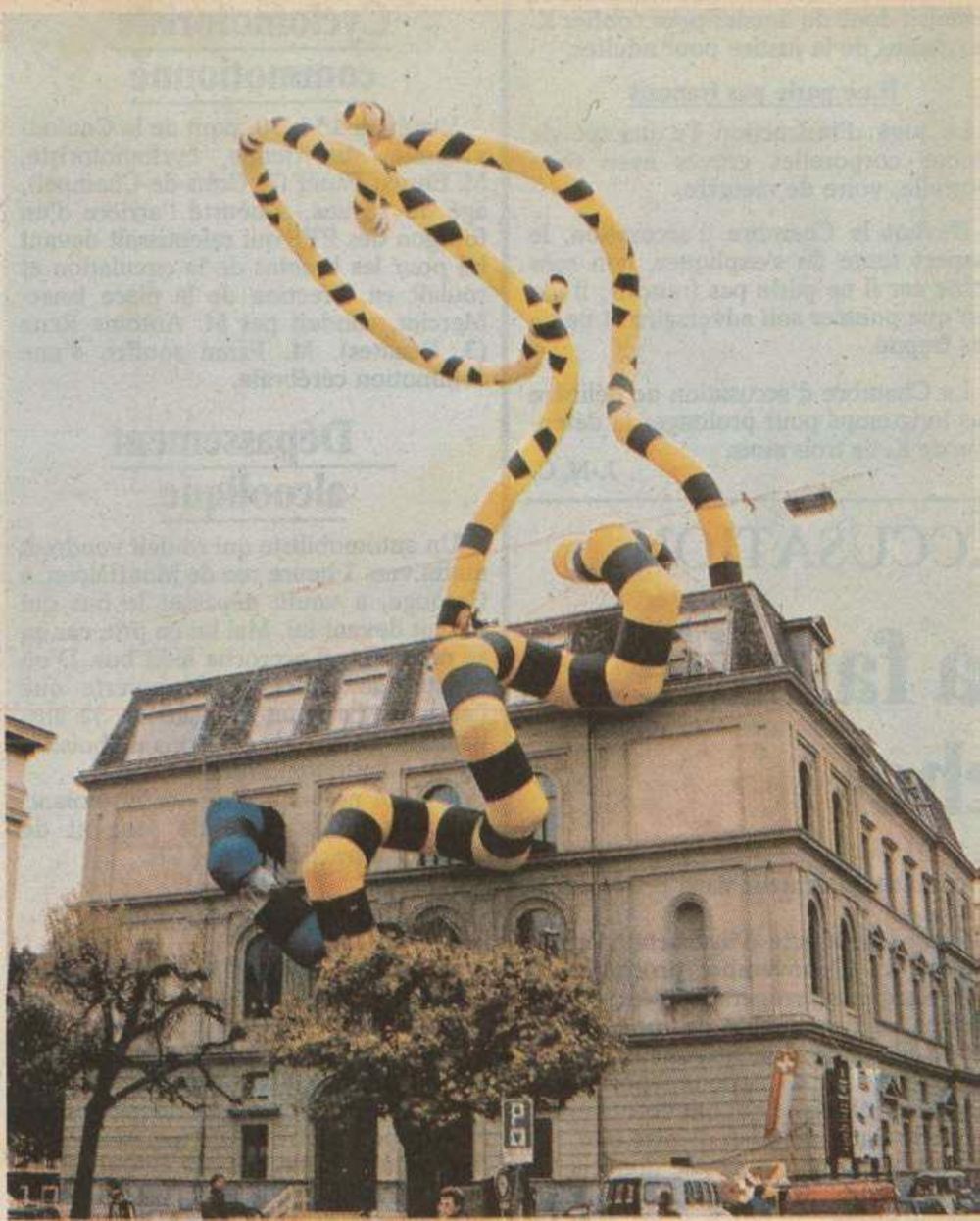 La Maison des Arts du Grütli lors de son inauguration en 1989