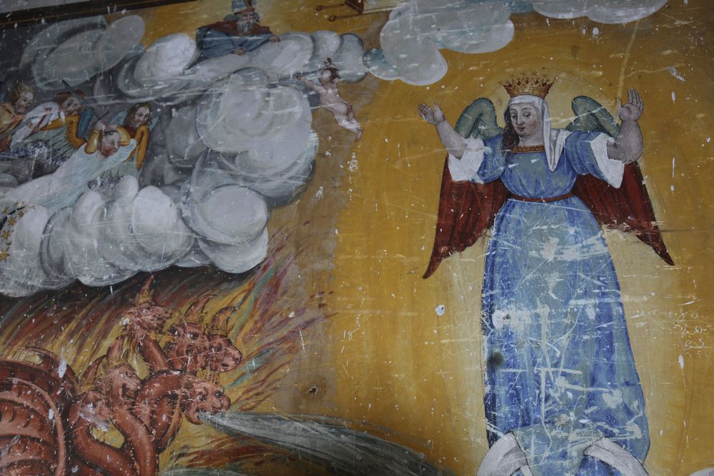 Wandmalereien im Haus Albertini