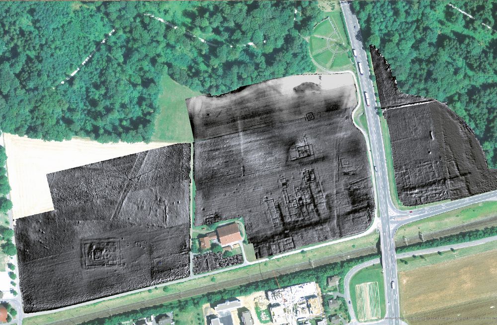 Lenzburg, Römische Siedlung.