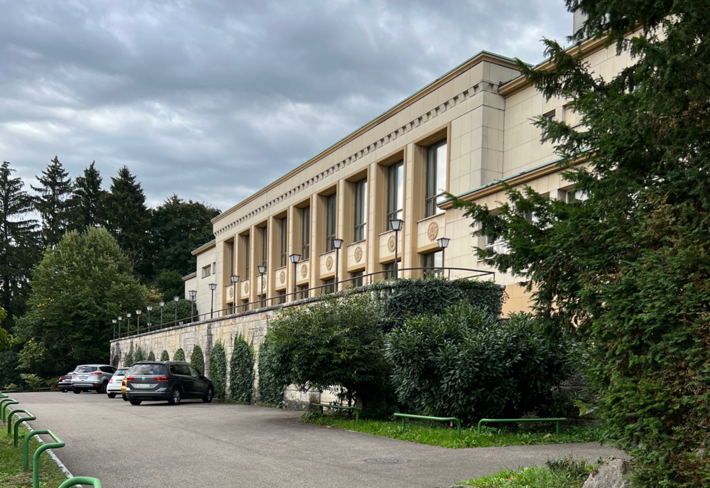 Rheinfelden, Saalbau Hotel Bahnhof.