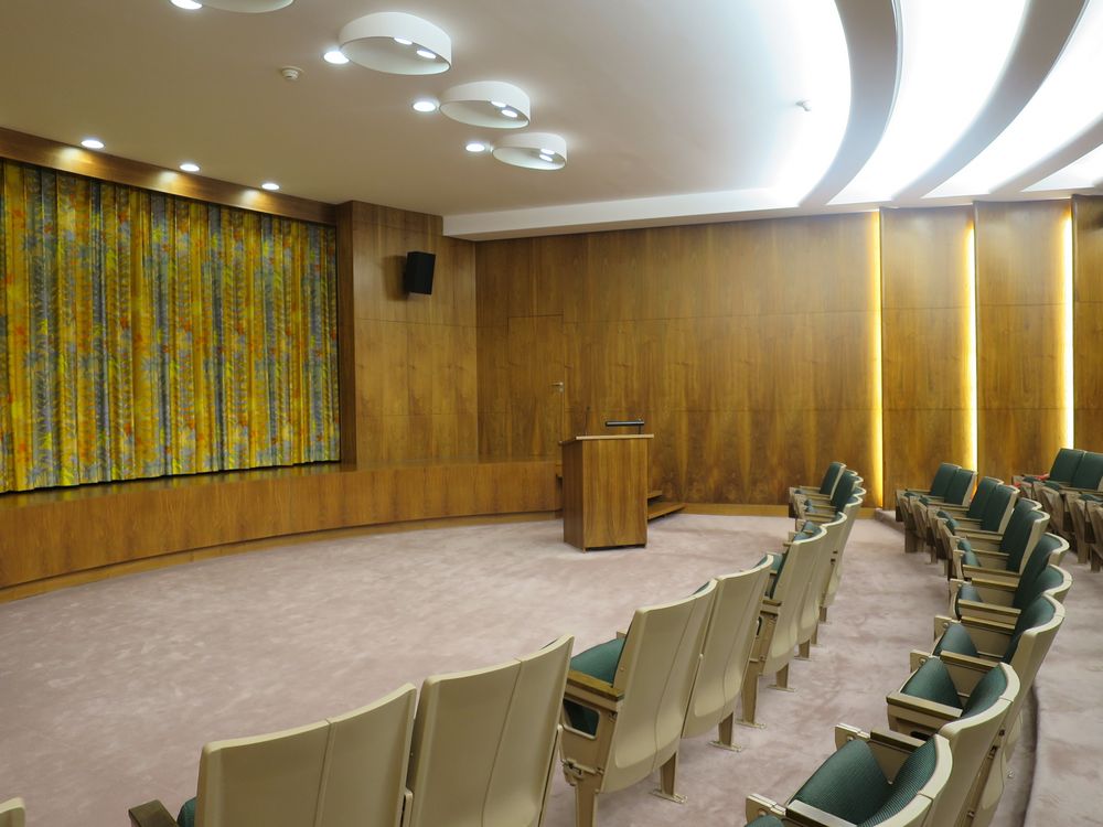 Auditorium in der Abegg-Stiftung in Riggisberg