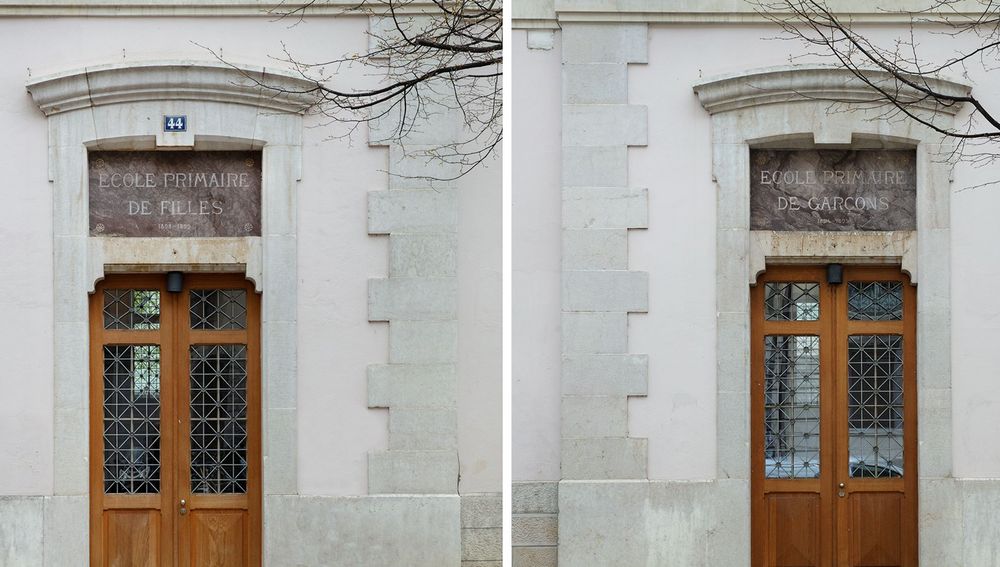 Ecole de filles, école de garçons