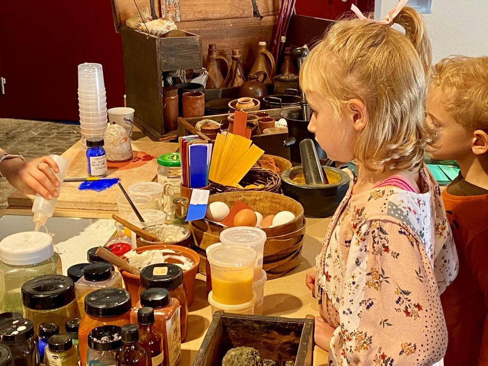 Farbenküche am Denkmaltag in Zofingen 2022.