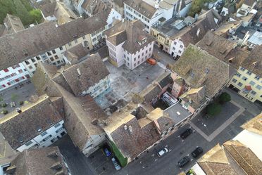 Luftaufnahme Stadthausgeviert 2020