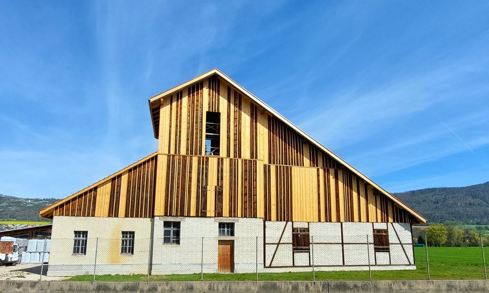 Tête du puits de mine des Rondez