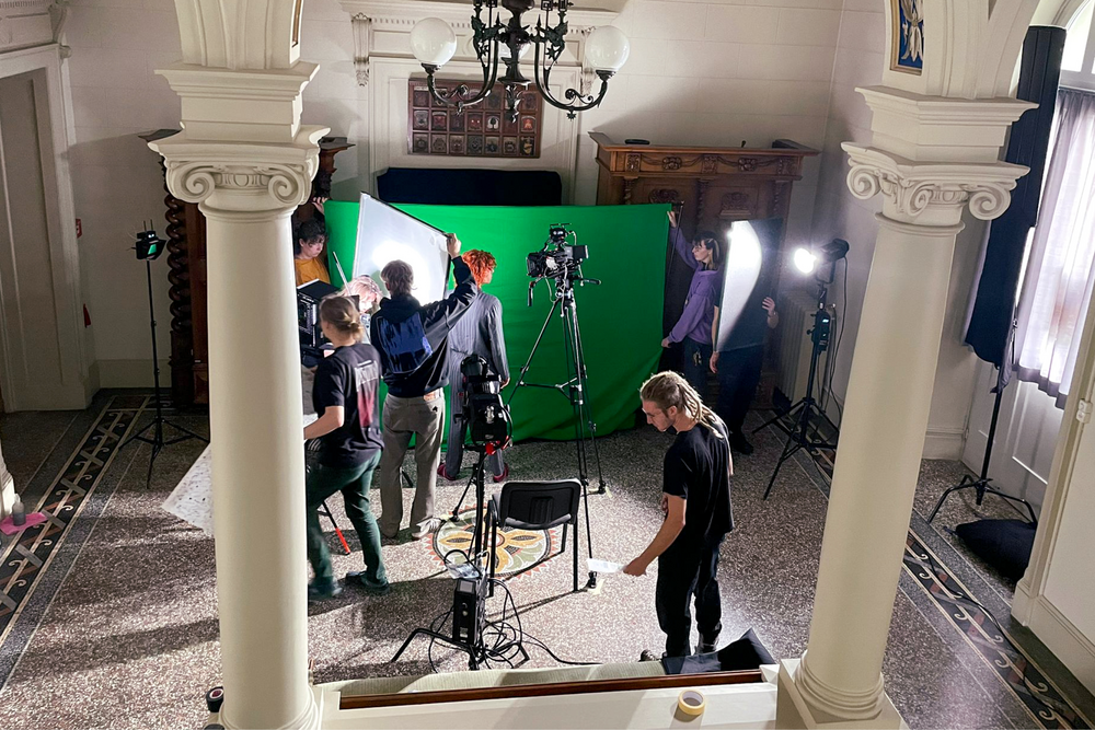 Filmdreh "Take My Crown" im Museum Zofingen