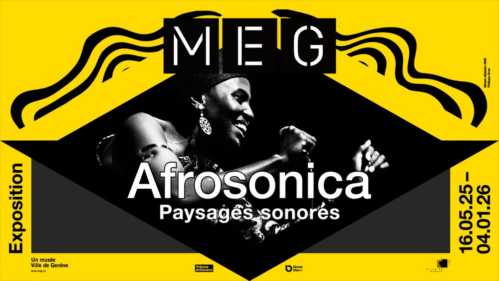 Affiche de l'exposition Afrosonica – Paysages sonores