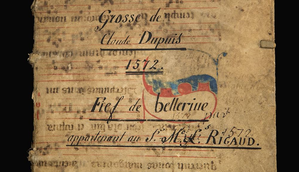 Grosse de Claude Dupuis, 1572