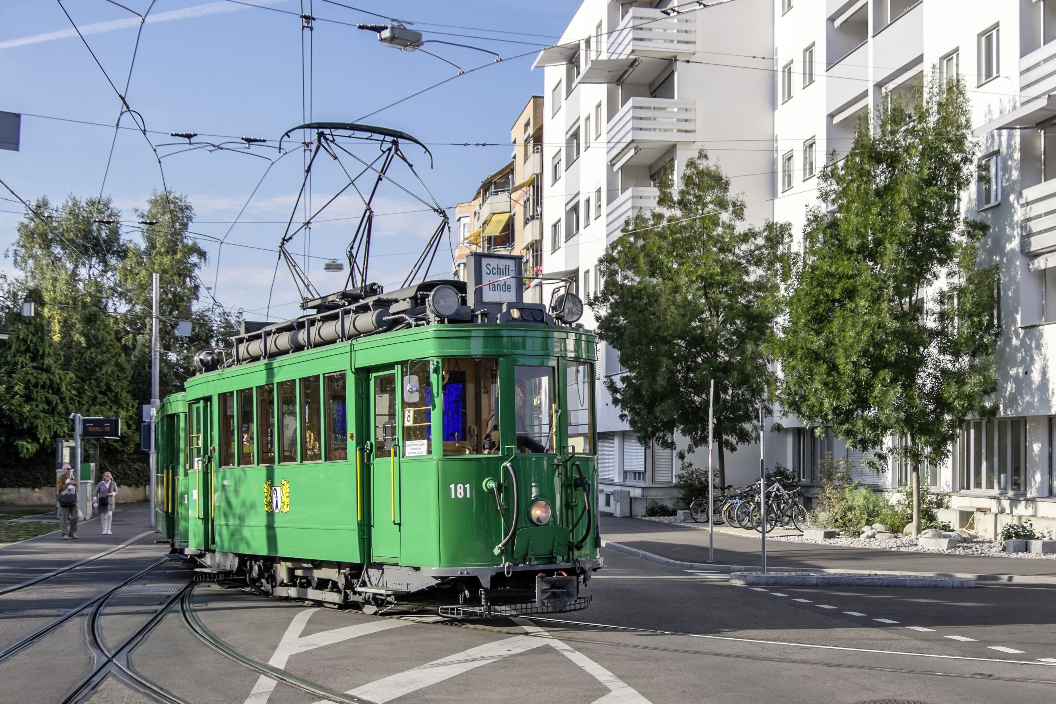 Historisches Tram in Basel
