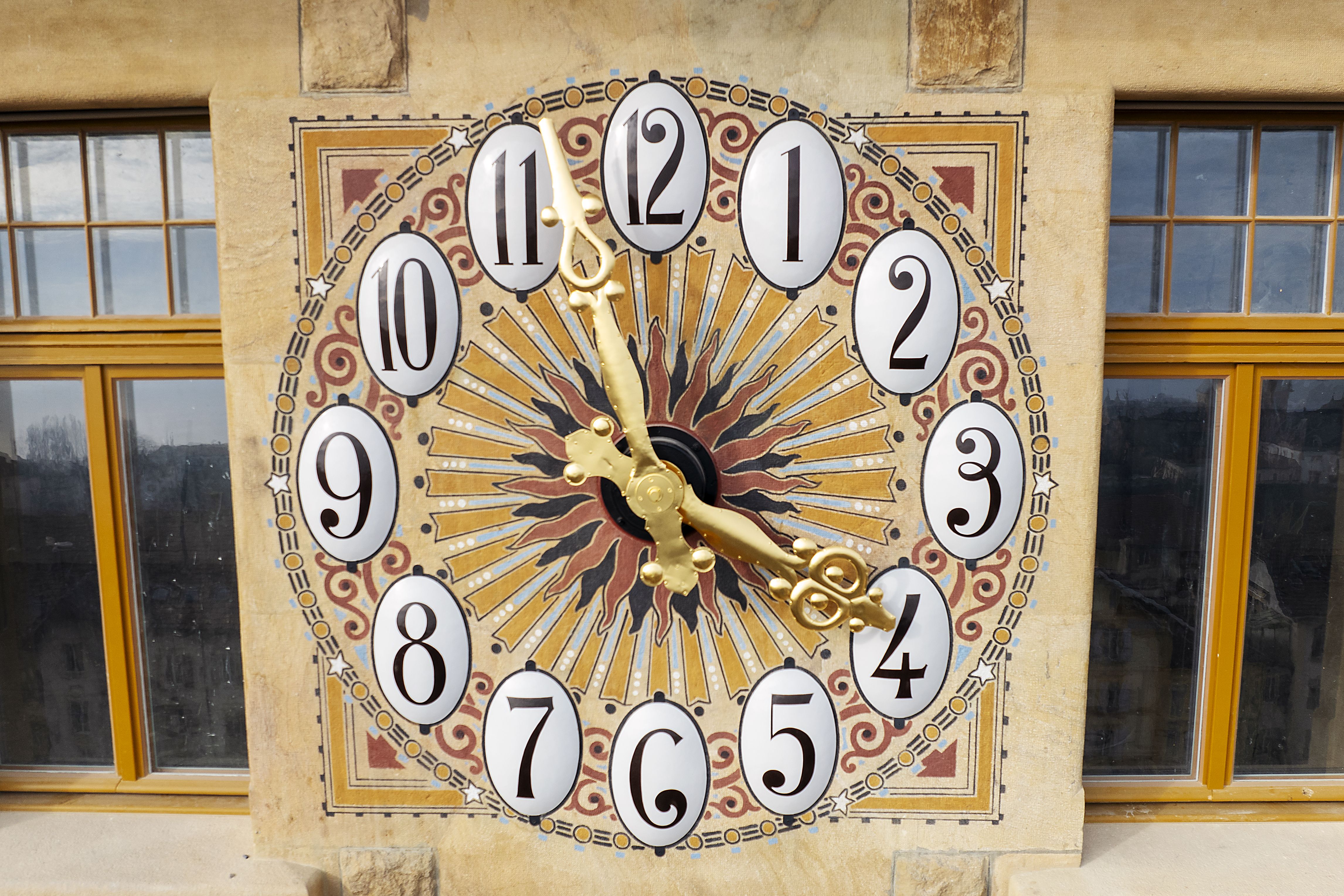 L’horloge restaurée en 2024.