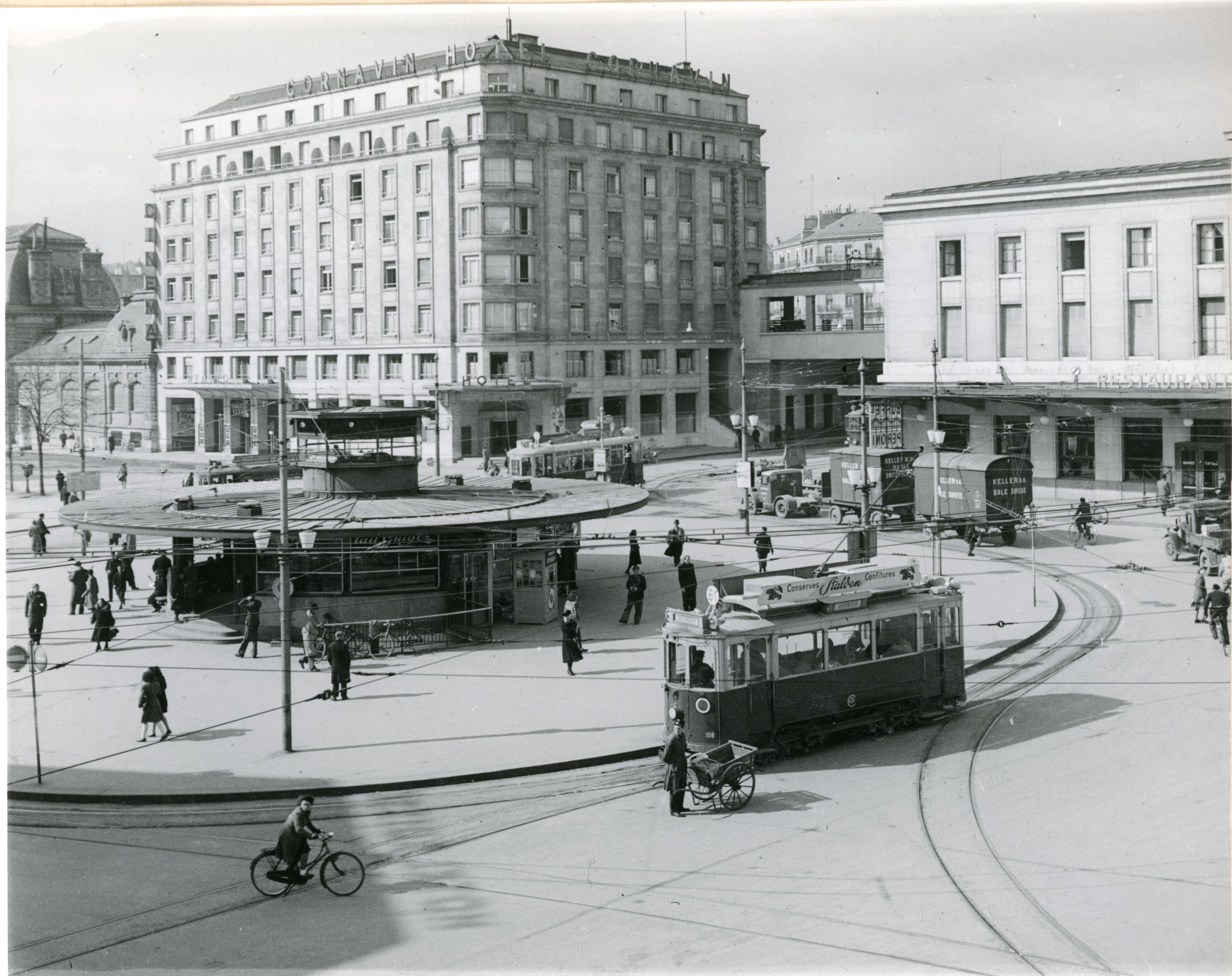 Vue de la place de Cornavin