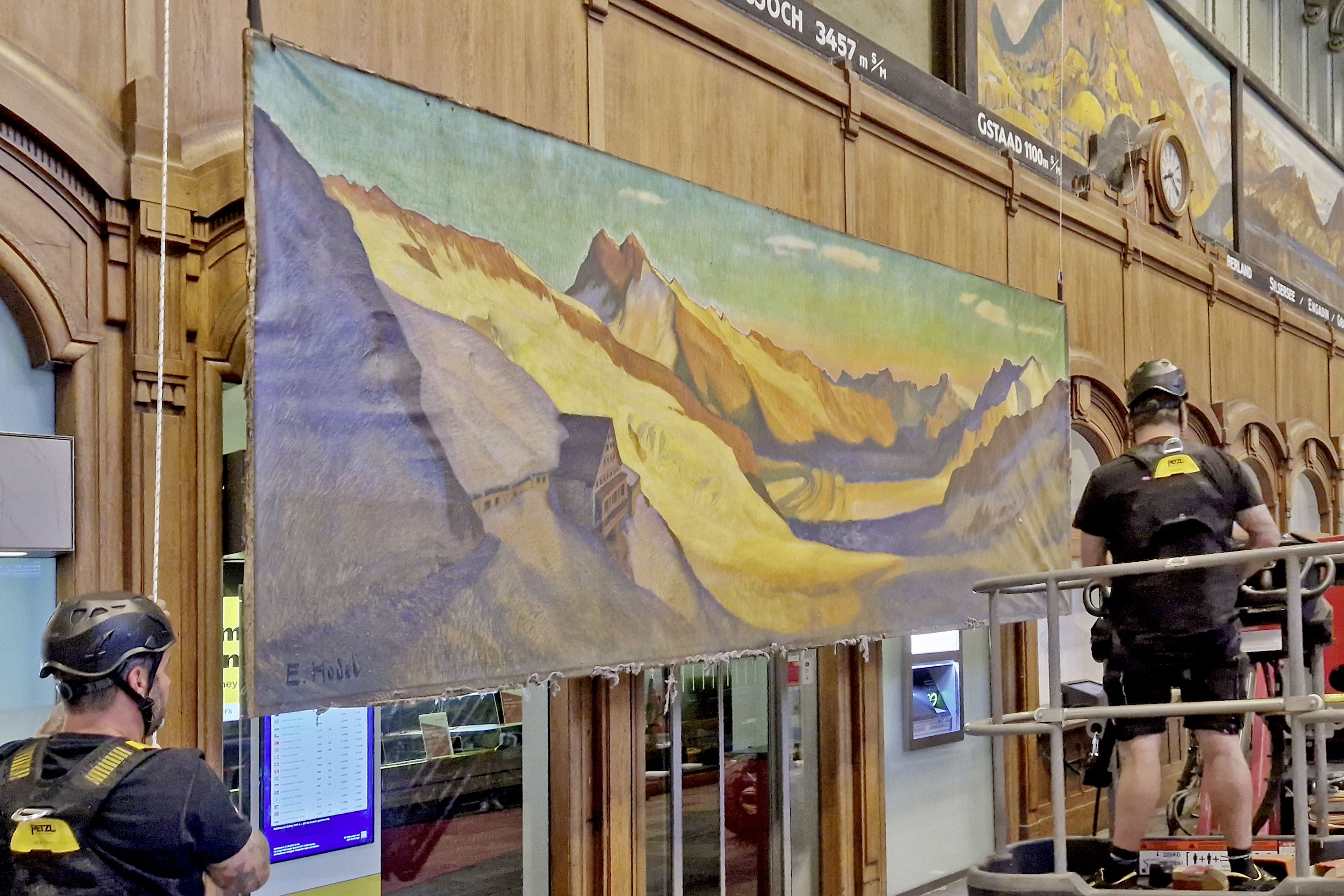 Wandbild «Jungfraubahn Jungfraujoch»