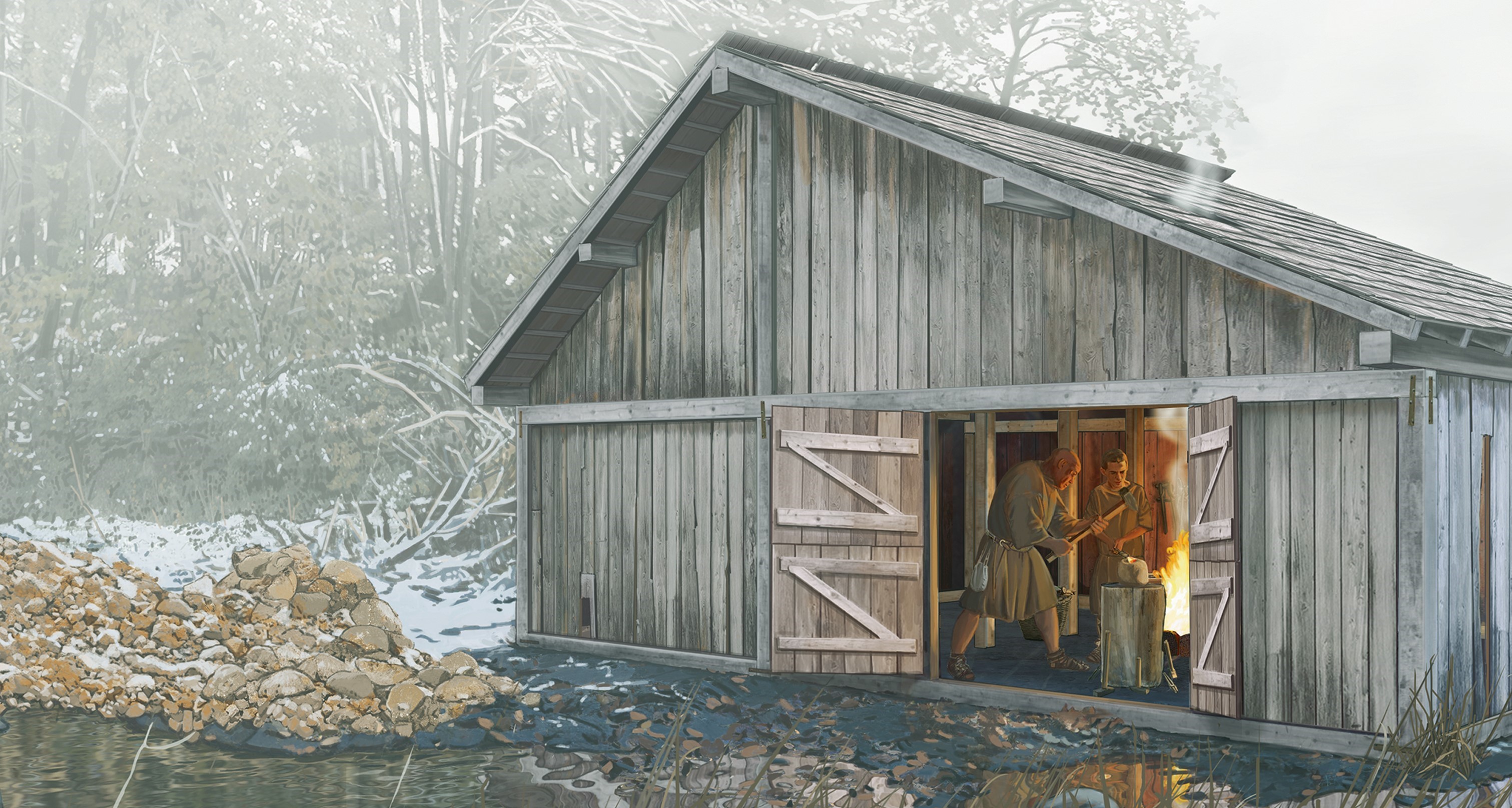 römische Schmiede Cham-Hagendorn