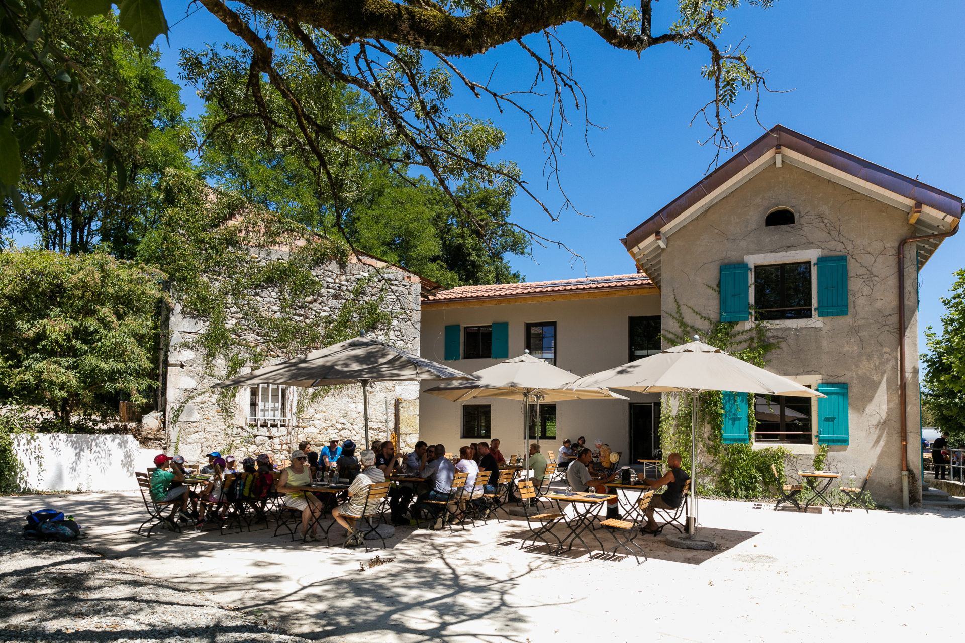 Vue du Centre Pro Natura à Dardagny