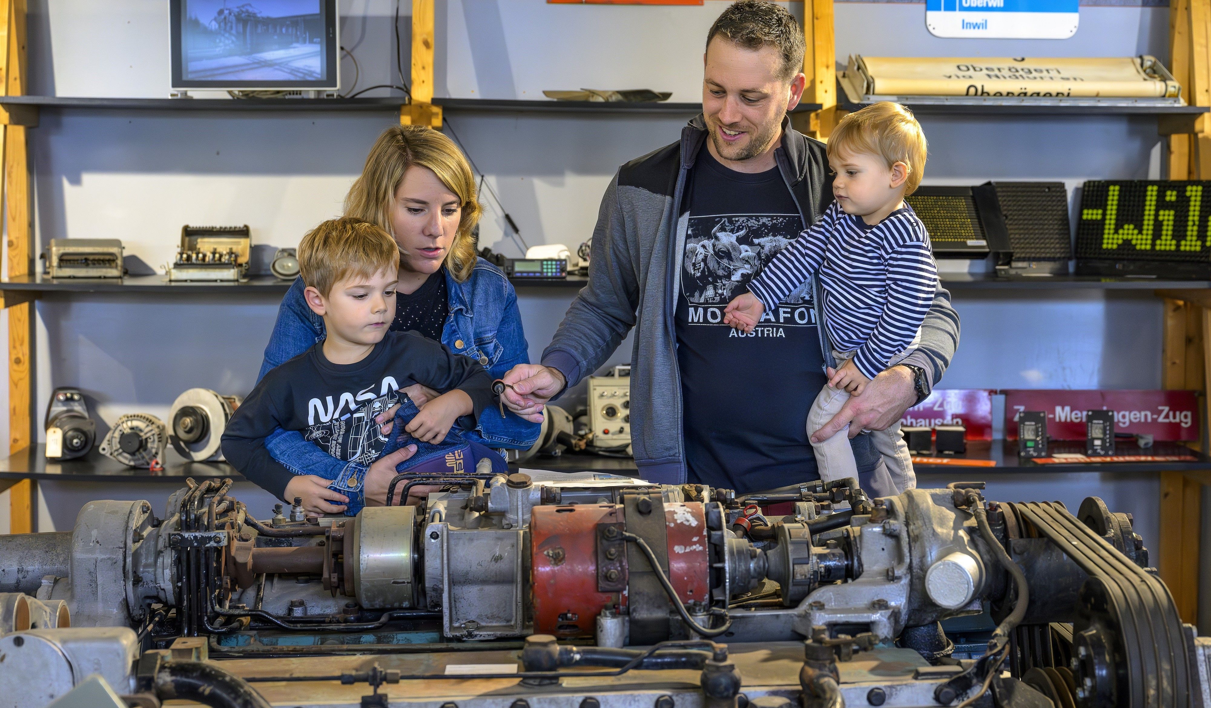 Im Zuger Depot Technikgeschichte kann Geschichte hautnah erlebt werden.