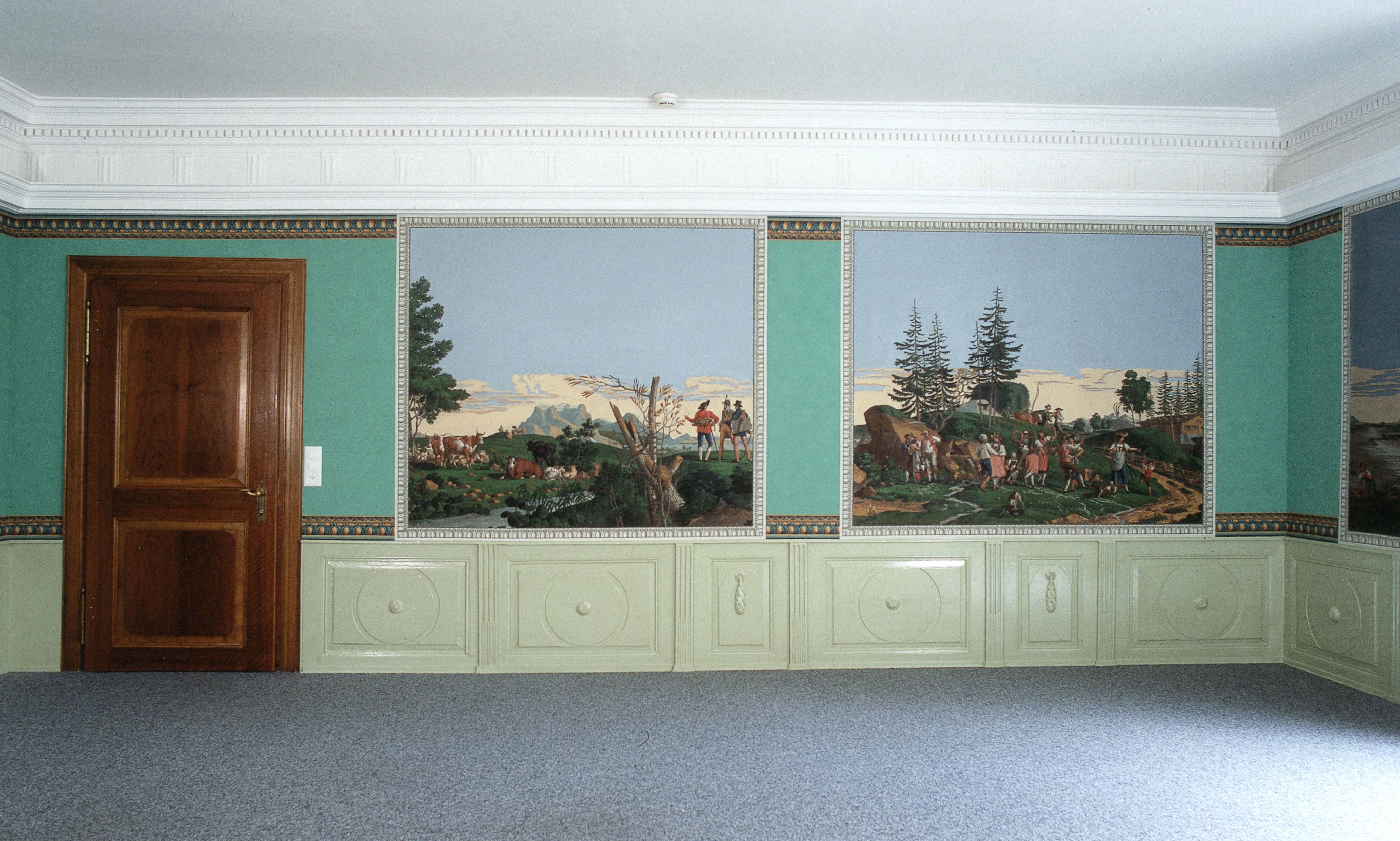 Tapeten im Rathaus Bremgarten