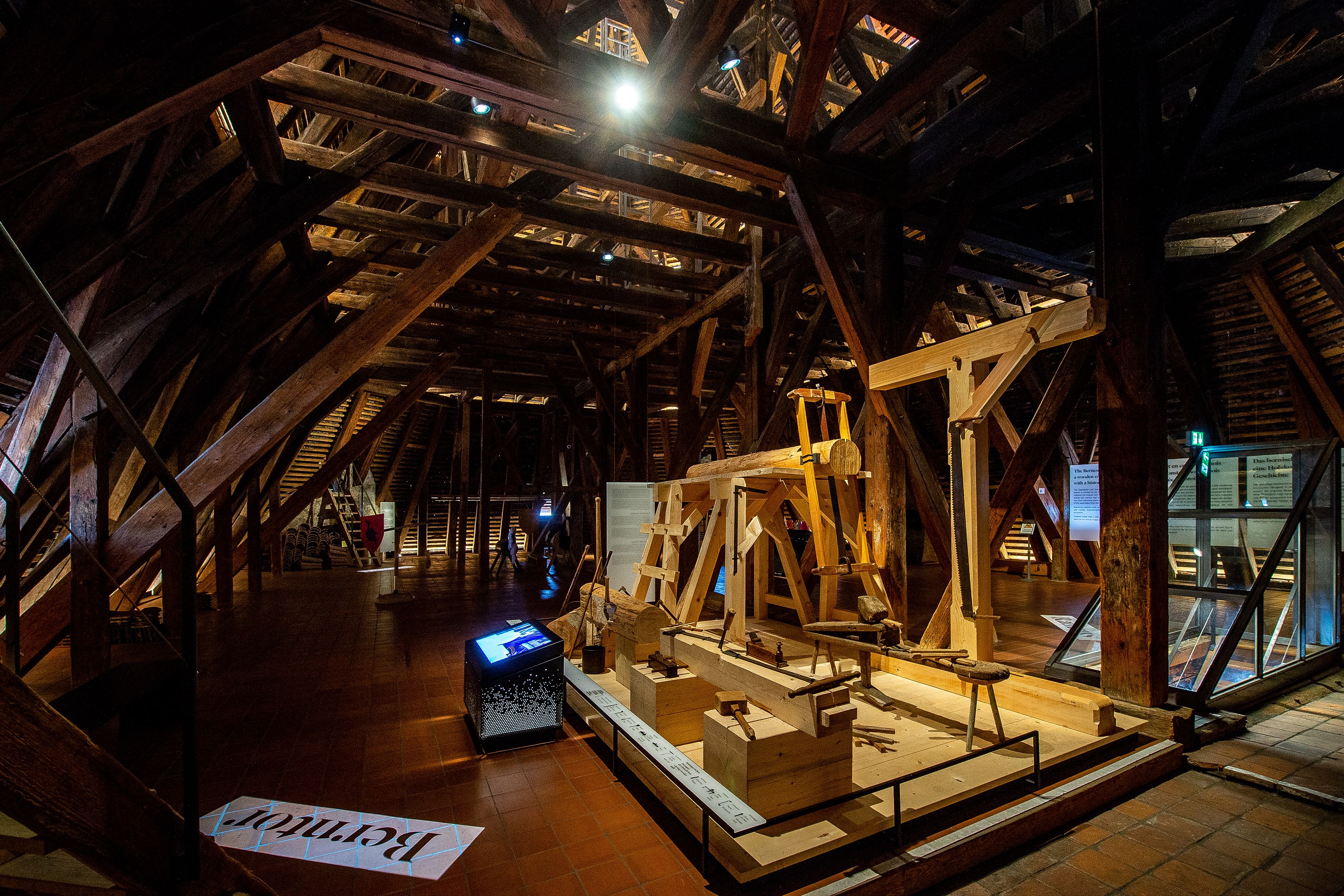 Dachstock in Schloss Thun