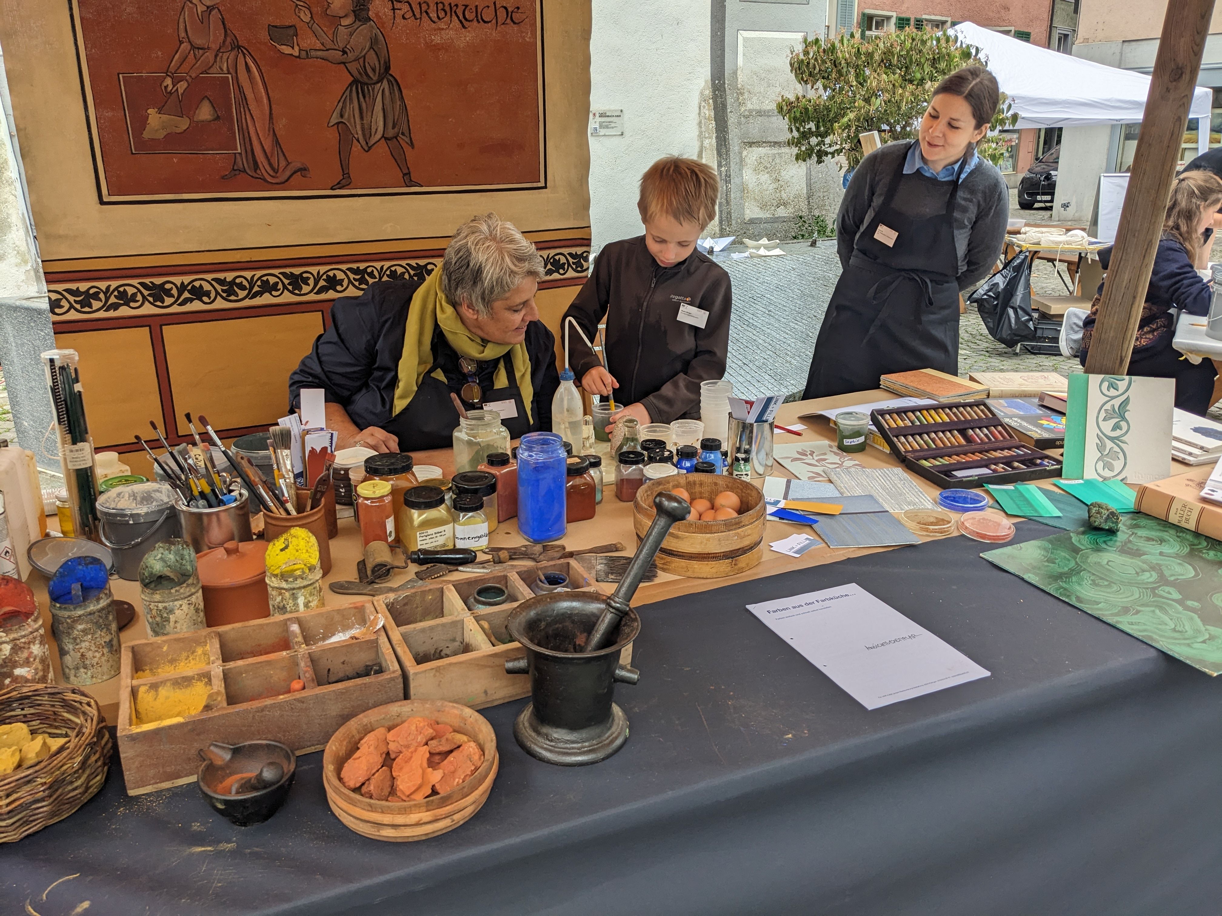 Farbenküche am Denkmaltag 2024 in Bremgarten