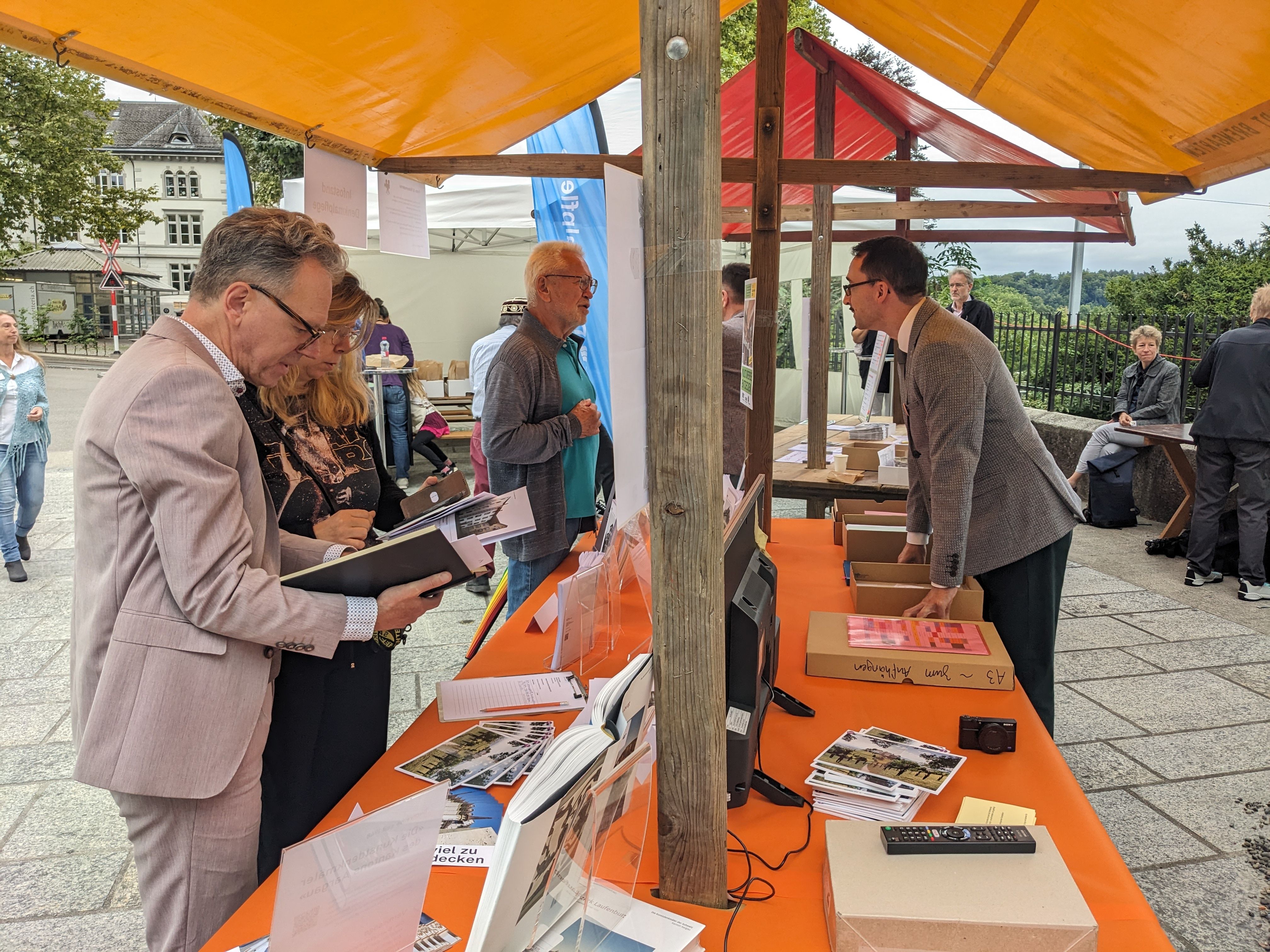 Infostand am Denkmaltag 2024 in Bremgarten