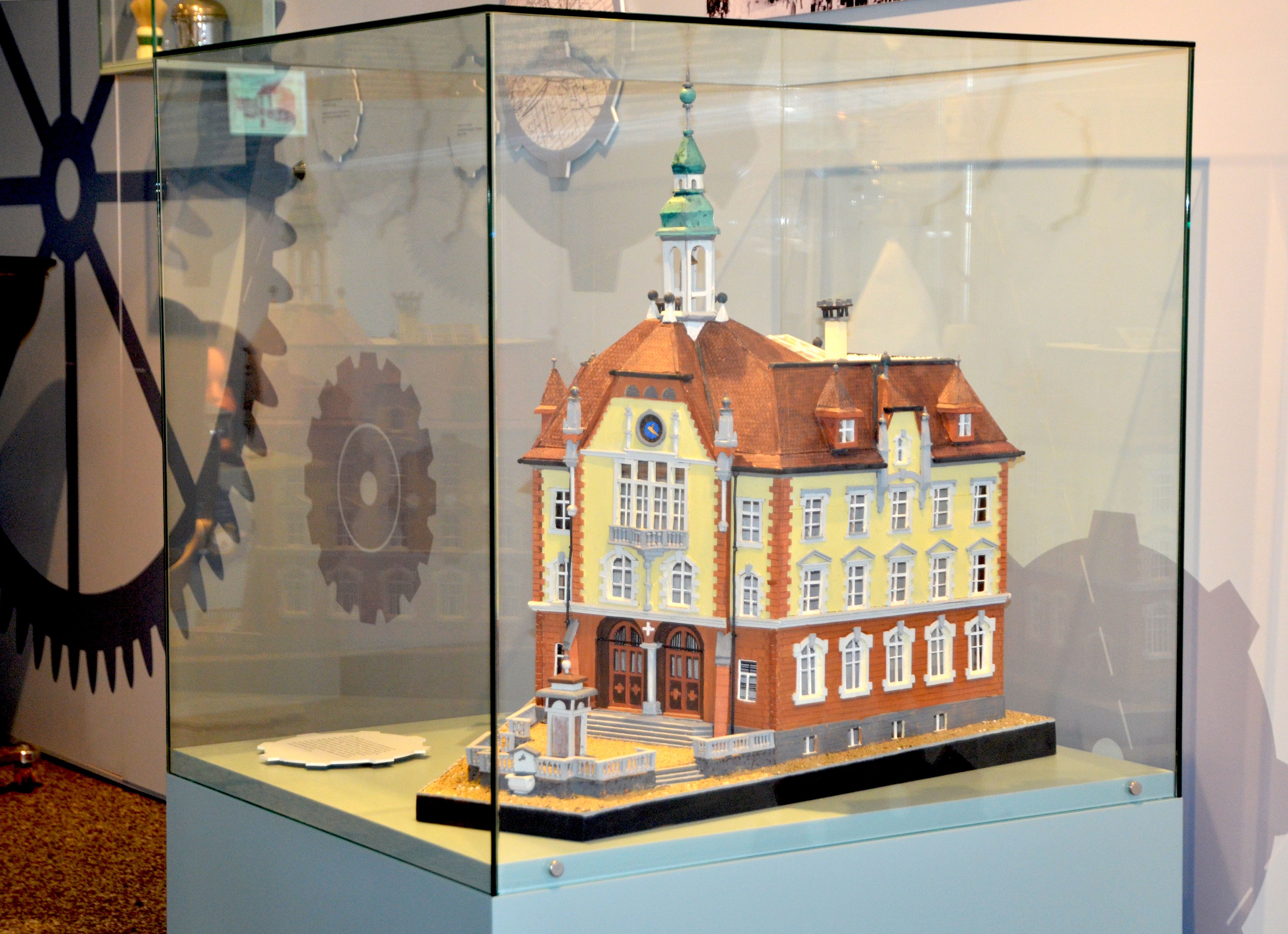 Grenchen, Museum Grenchen, Modell der Alten Post von Alfred Wyss.