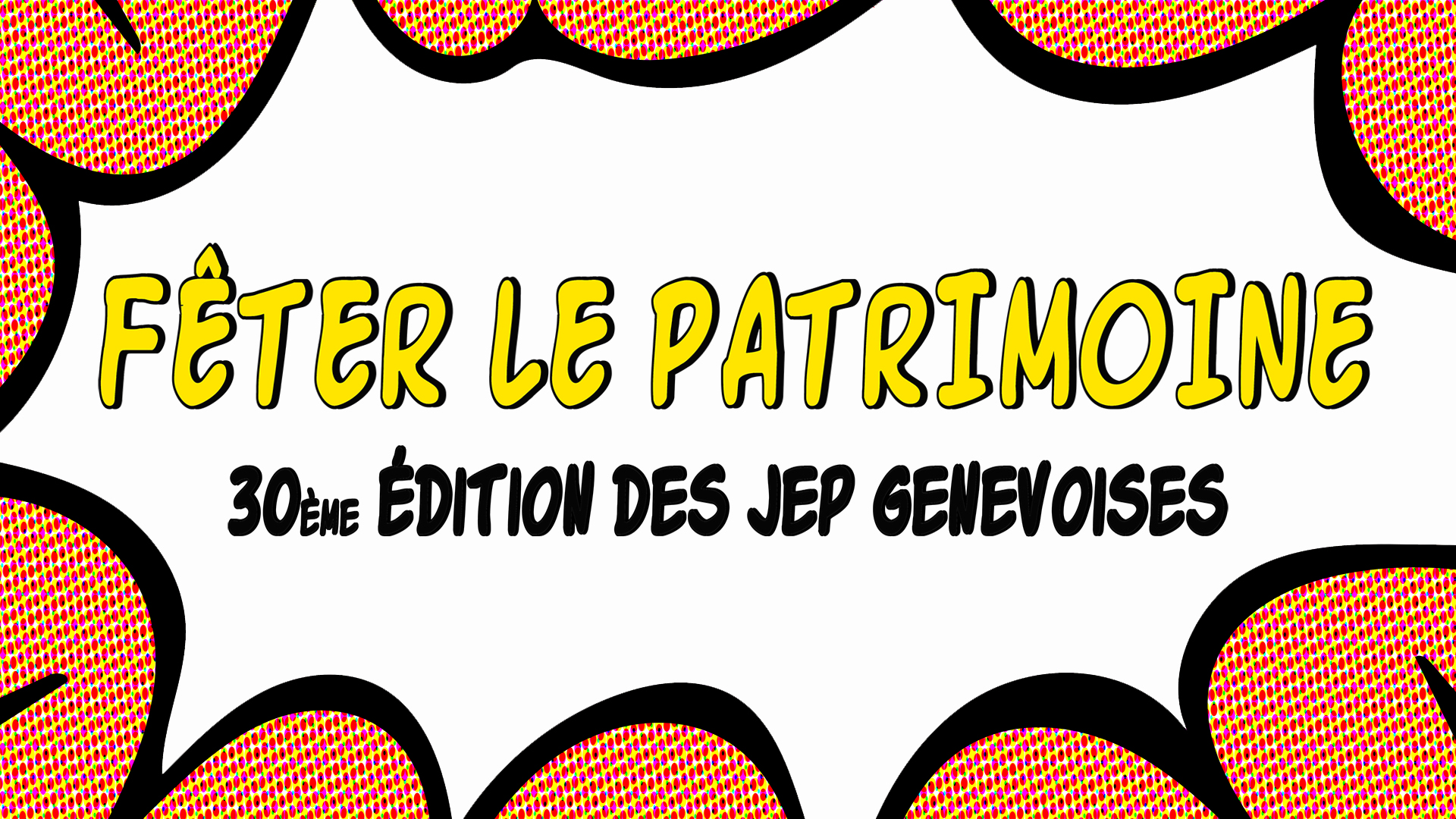 Affiche Fêtons le patrimoine