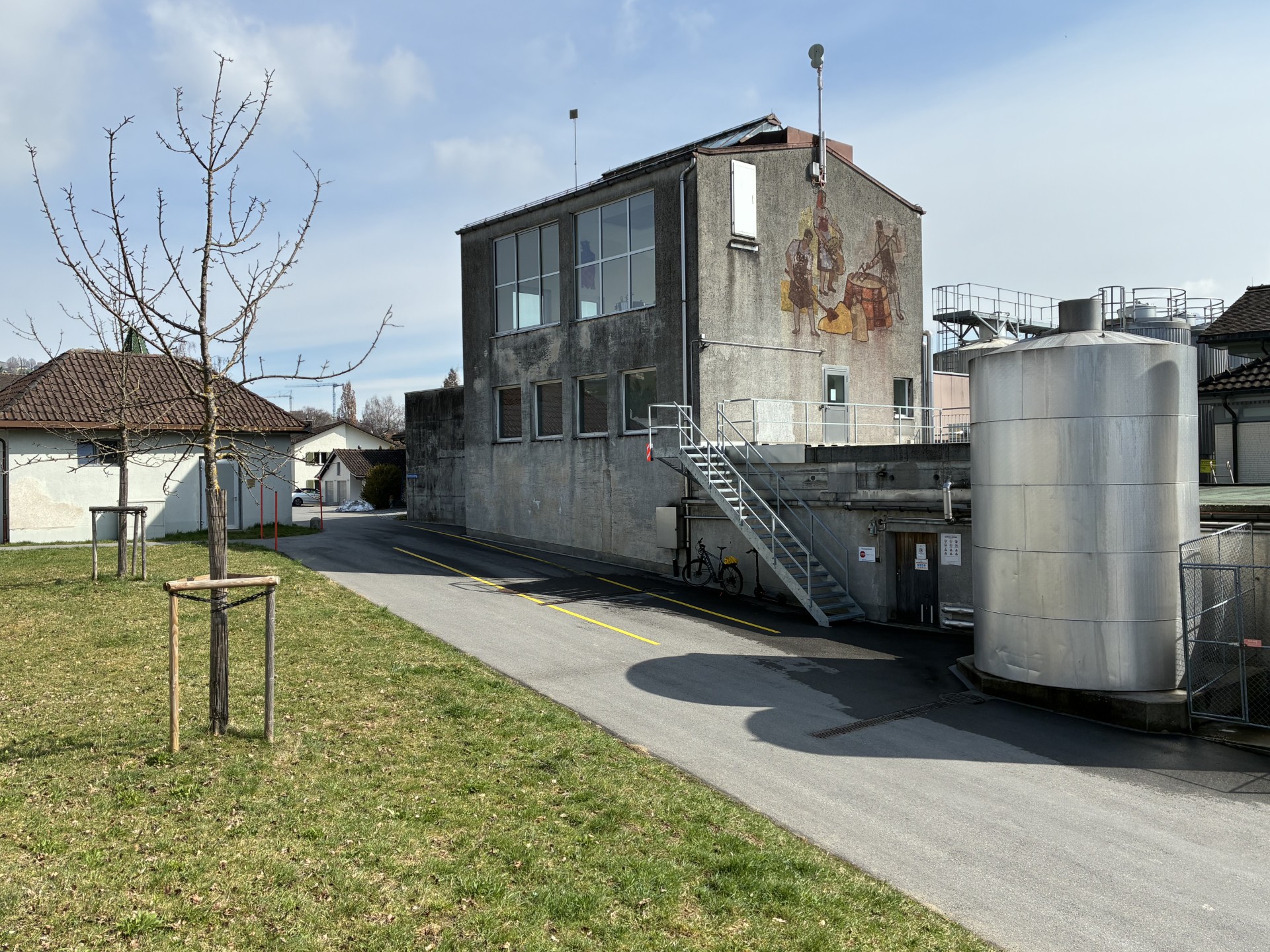 Gebäude der Brauerei Locher