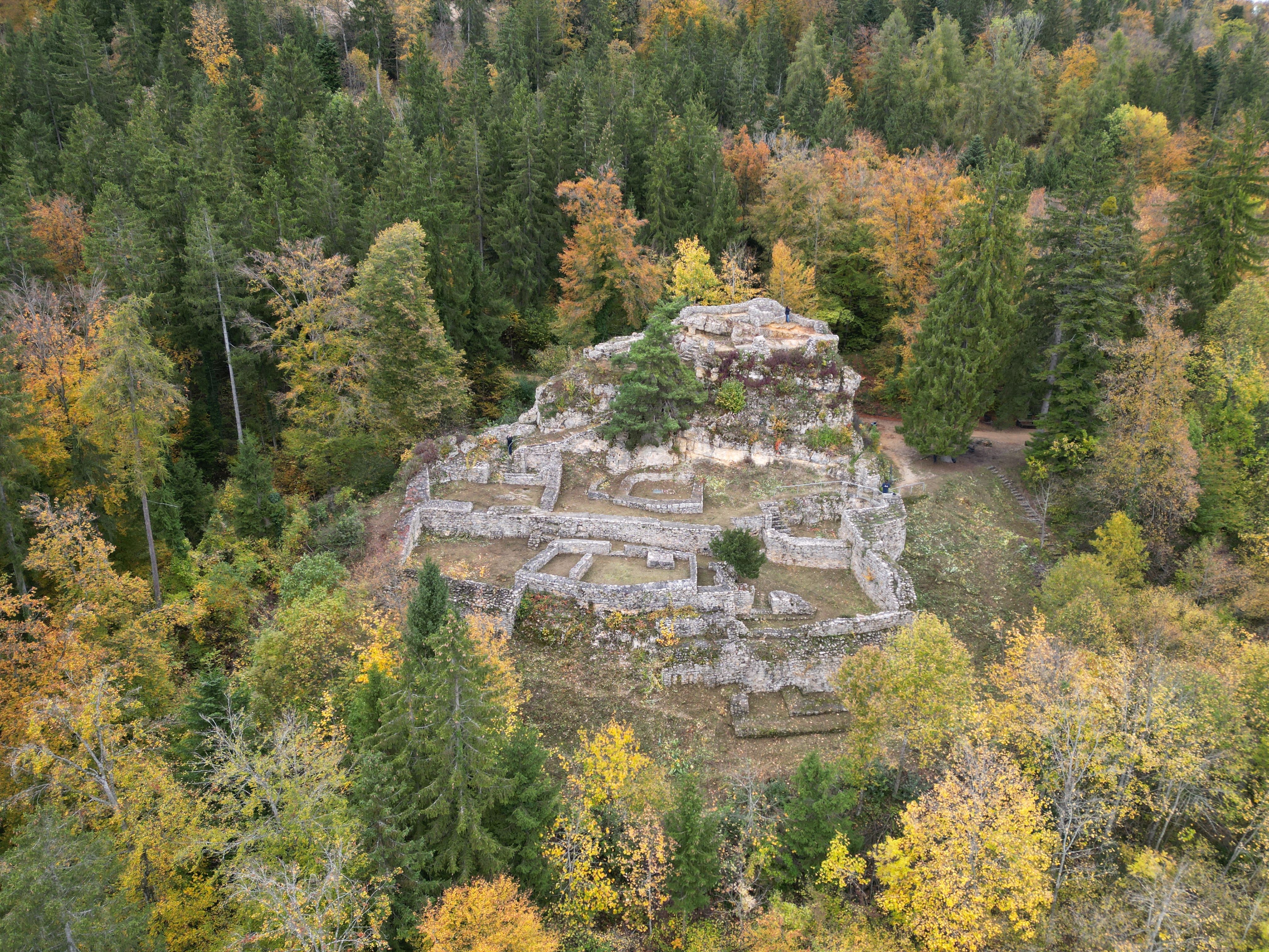 Die Ruine Alt Tierstein in Gipf-Oberfrick