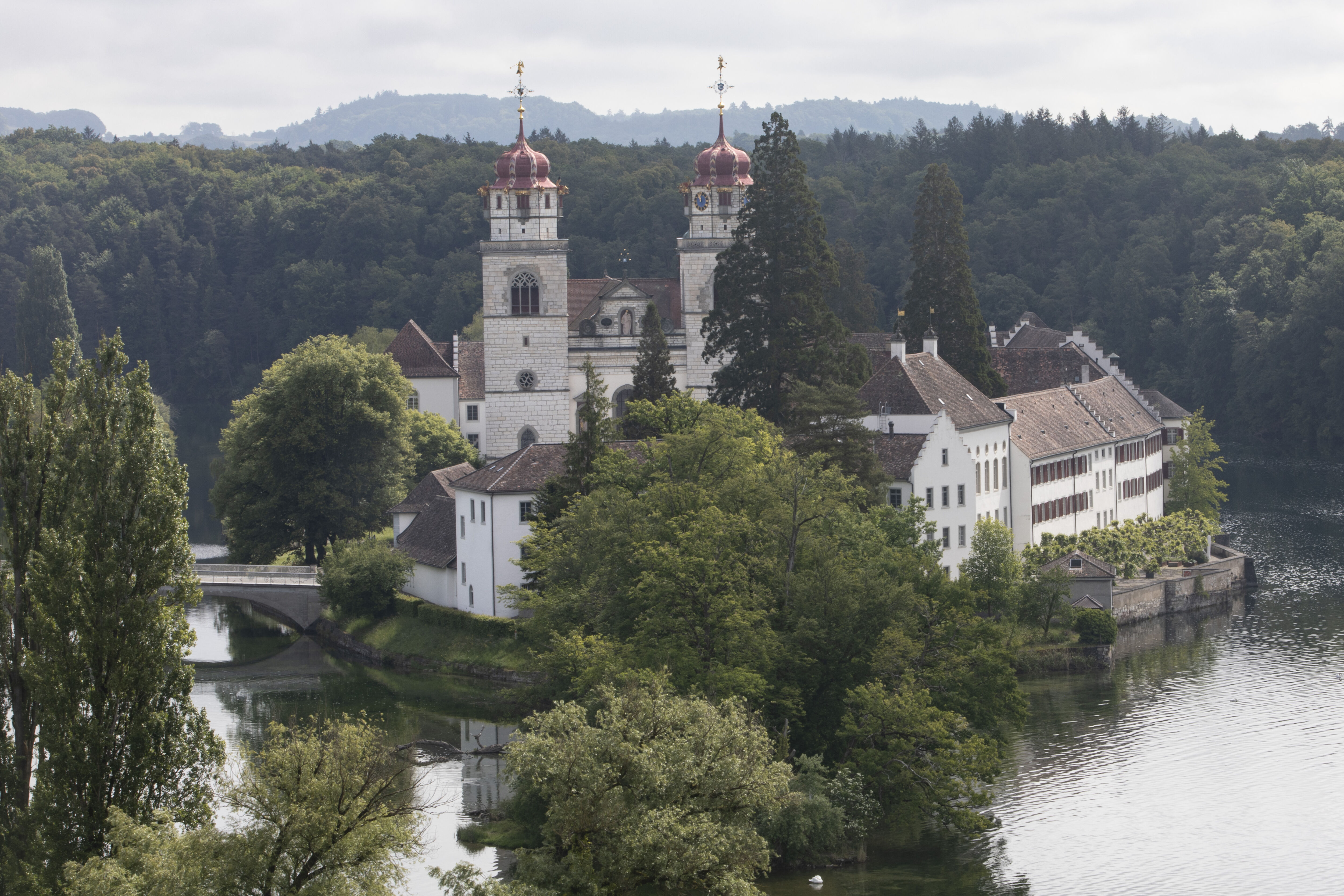 Ansicht Insel Rheinau
