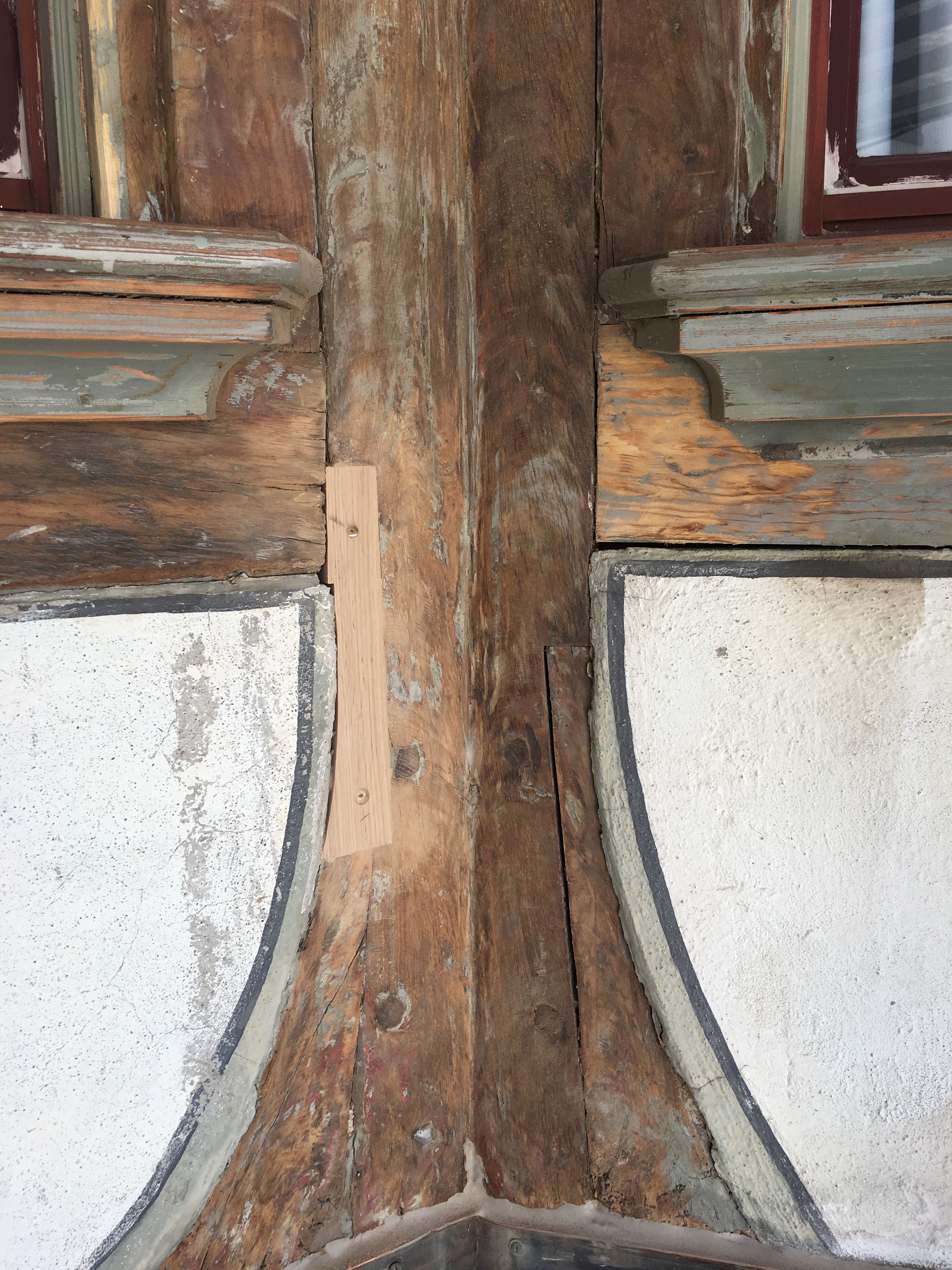 Holzvierung Ständer Sanierung Holz