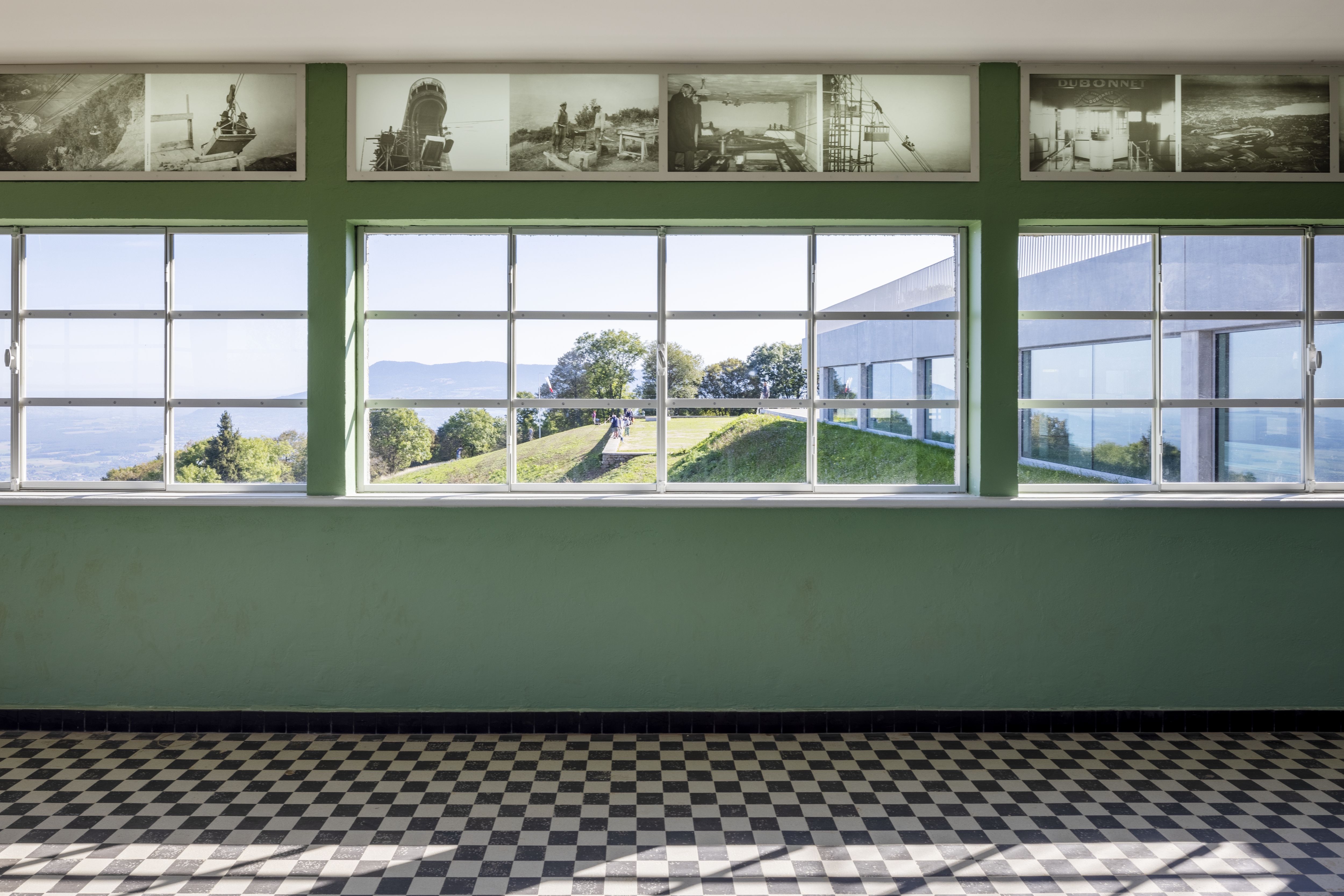 Vue depuis le téléphérique réhabilité