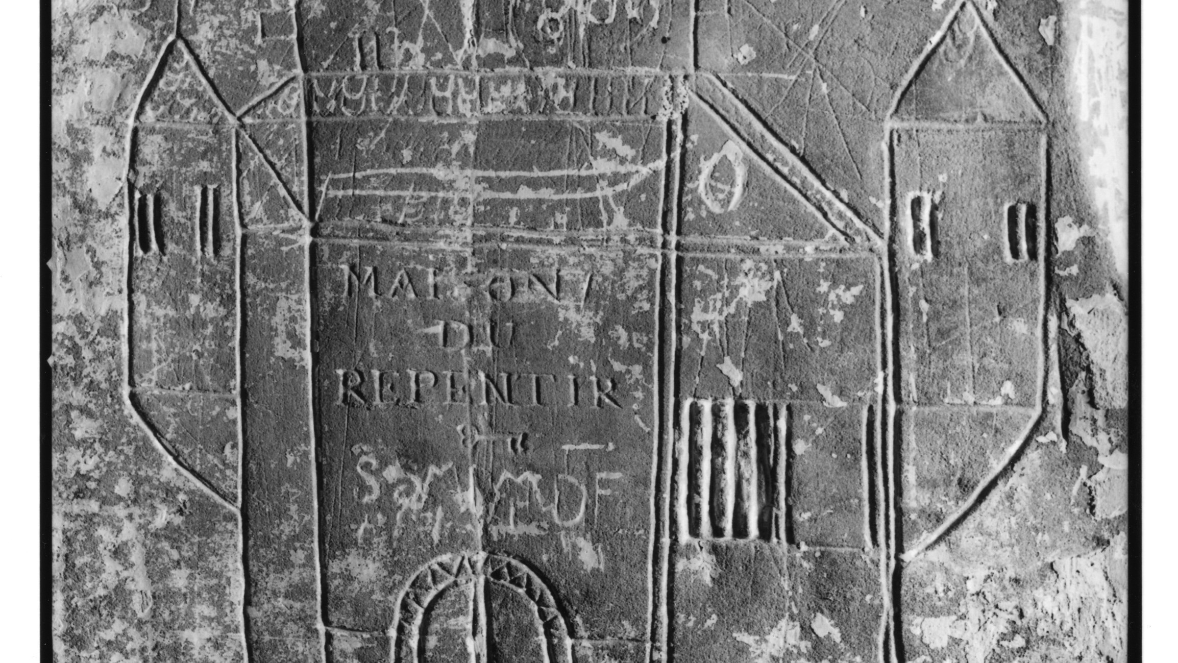 Graffitis au Château