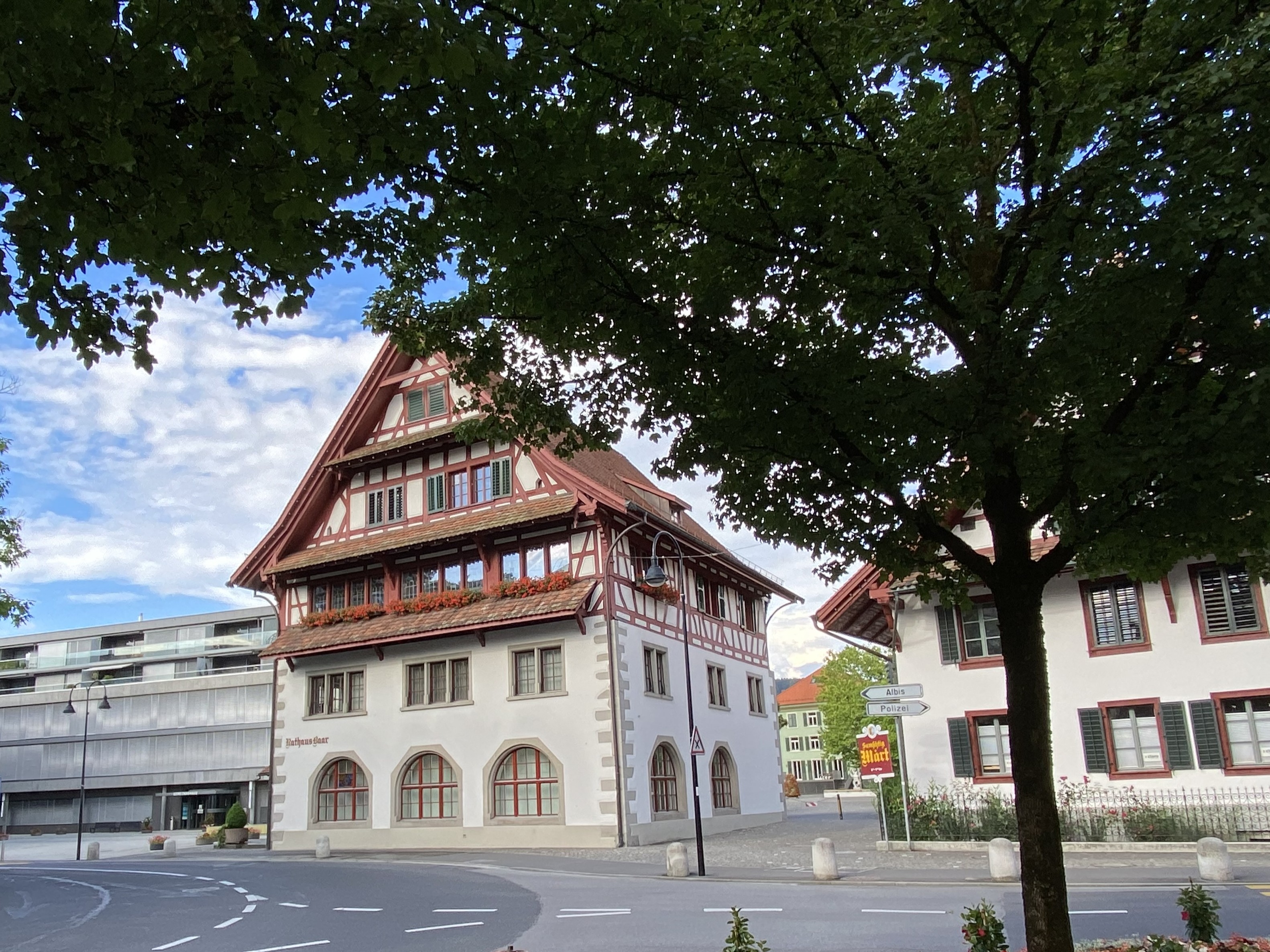 Das Rathaus von Baar
