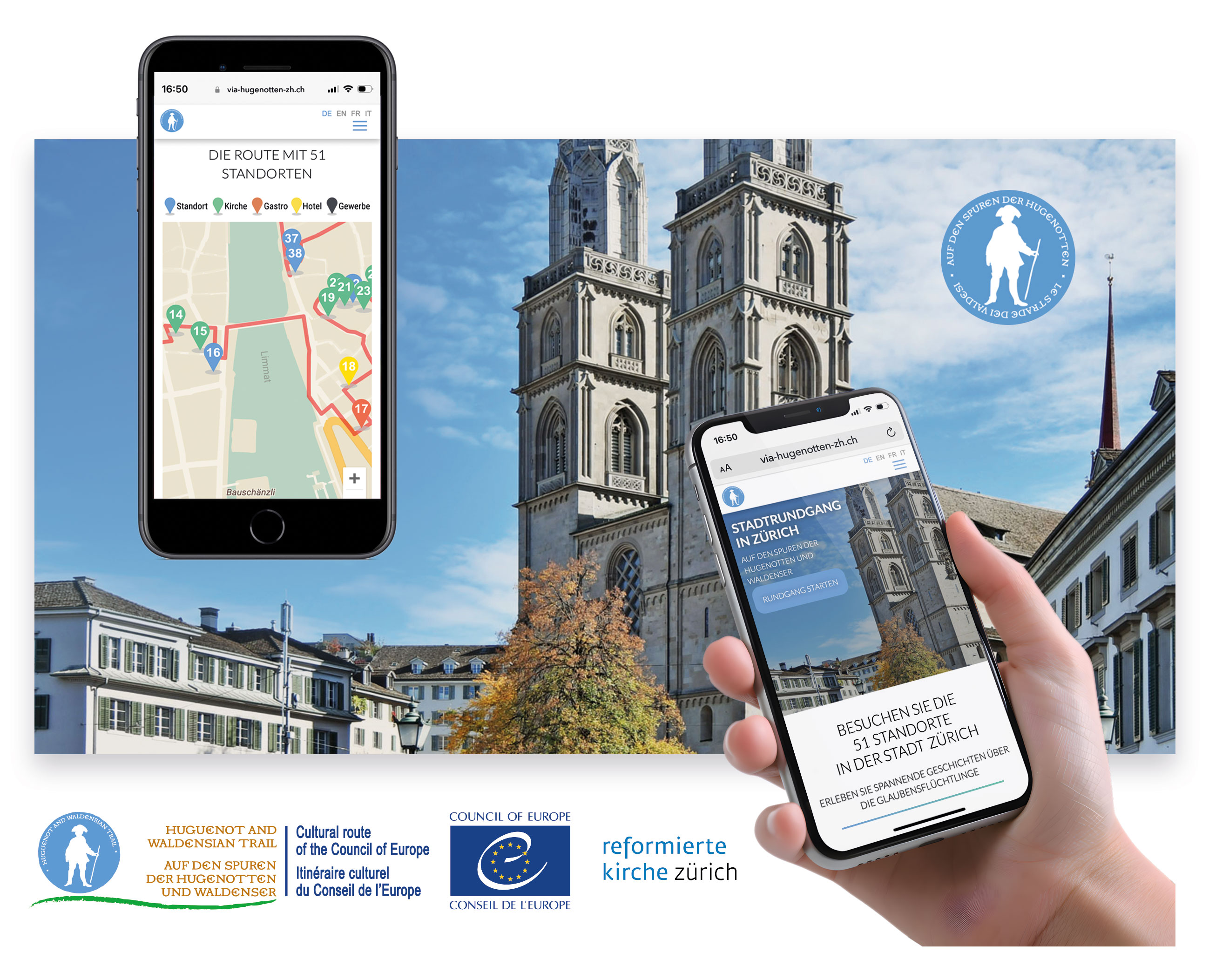 Denk mal an Hugenotten in Zürich!