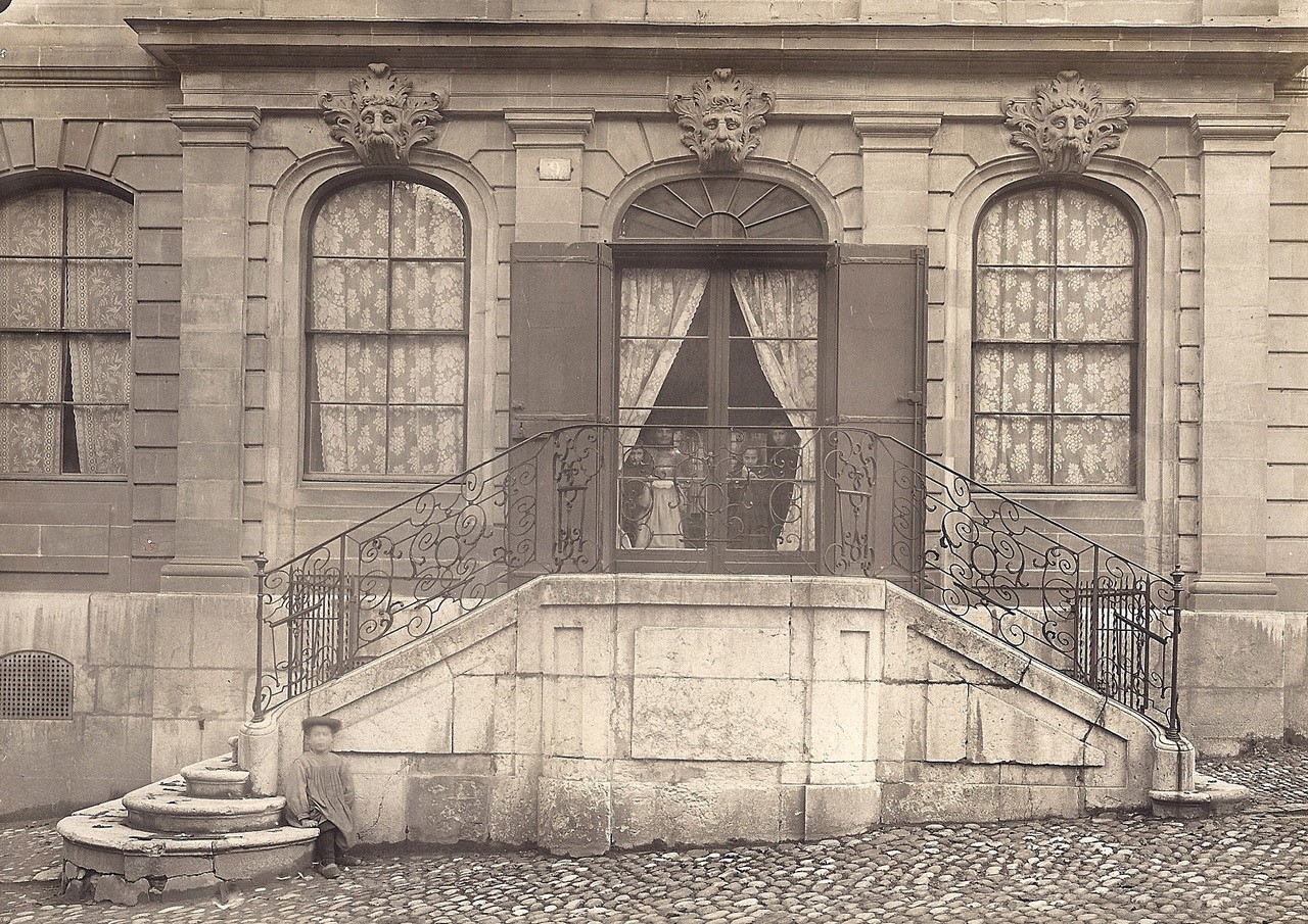 Maison Mallet, façade occidentale, début 20e siècle