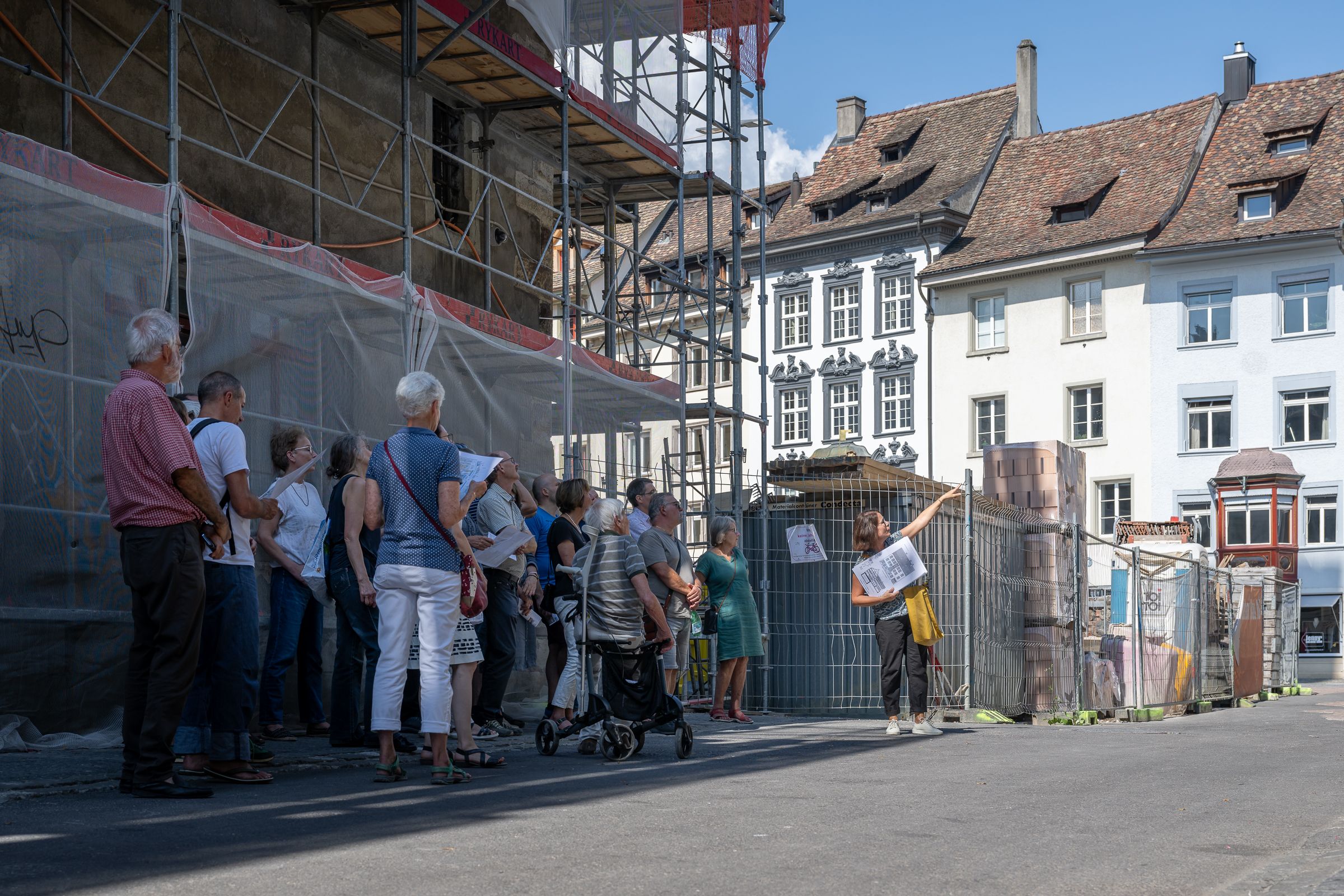 La storica area del Municipio di Sciaffusa, il 9 settembre 2023