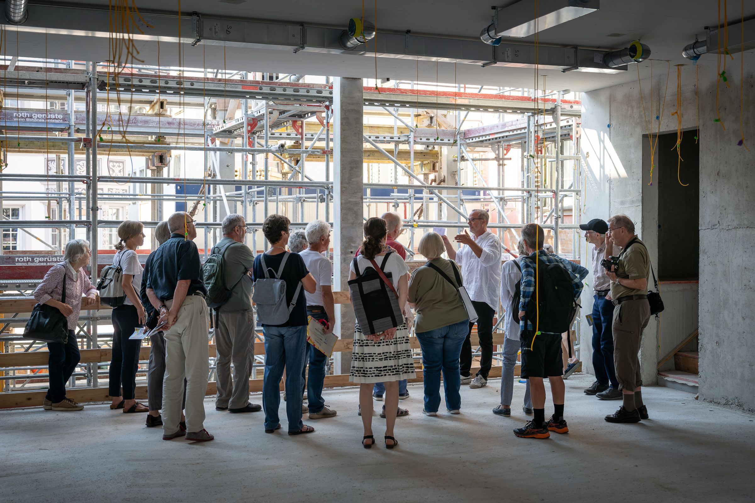 La storica area del Municipio di Sciaffusa, il 9 settembre 2023