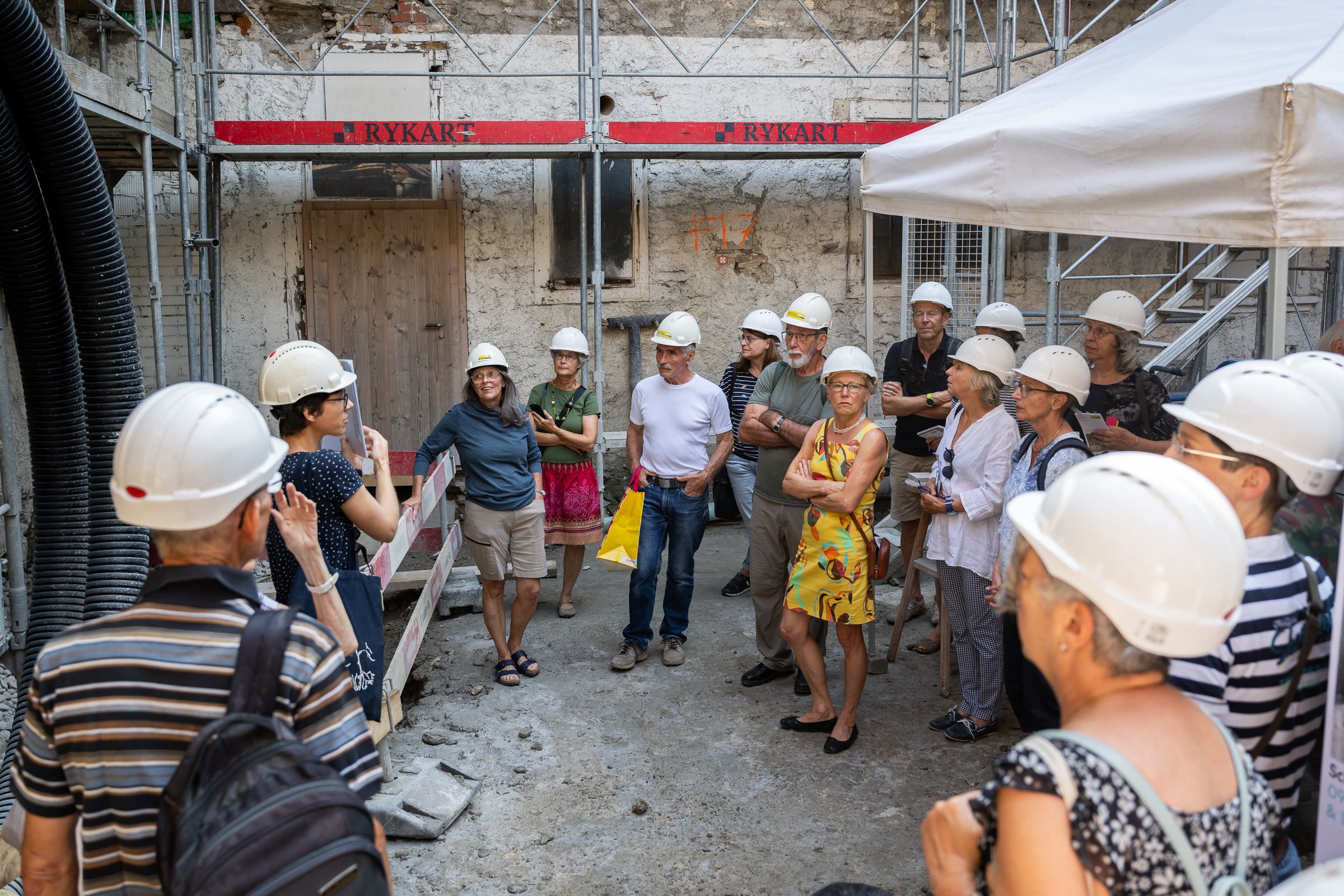 La storica area del Municipio di Sciaffusa, il 9 settembre 2023