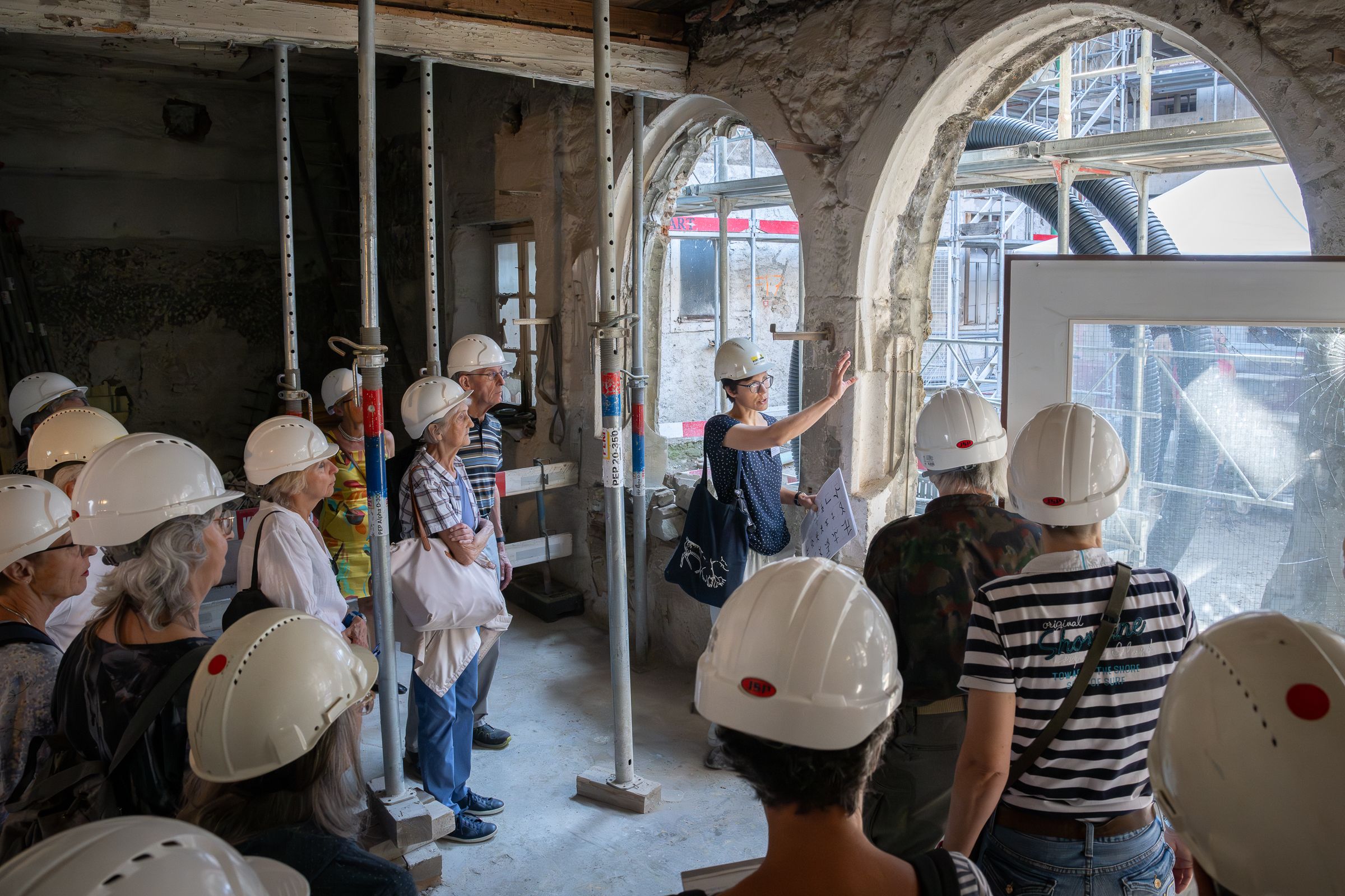 La storica area del Municipio di Sciaffusa, il 9 settembre 2023